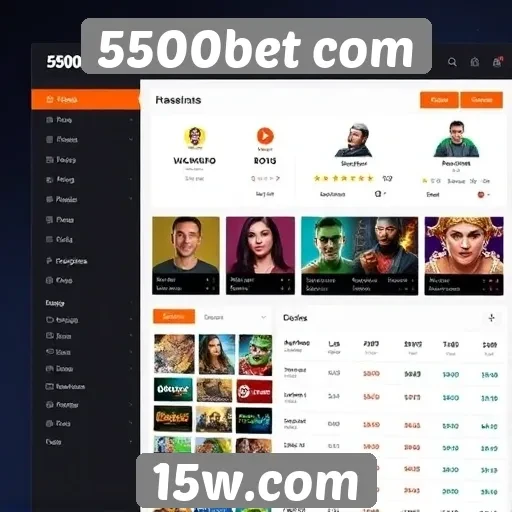 Interface e experiência do usuário no 5500bet com
